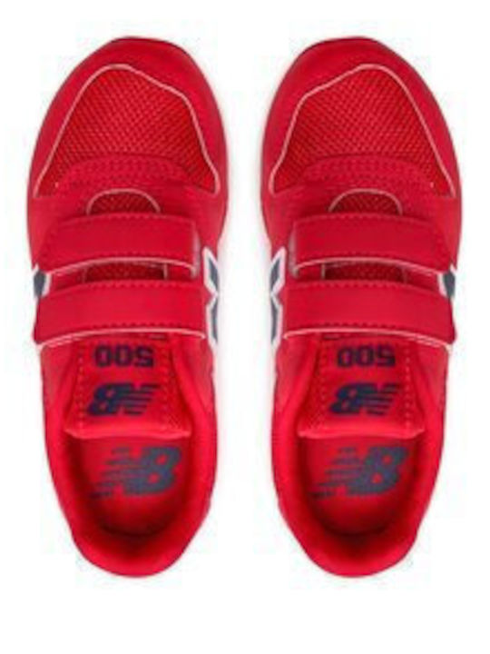500 Kids Sneakers with Scratch Red