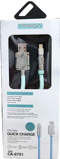 Treqa Ca-8791 Regular USB 2.0 to micro USB Cable Πορτοκαλί 1m CA-8791 1τμχ