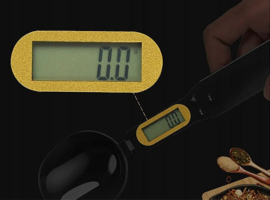 Ψηφιακή Ζυγαριά Κουζίνας Κουτάλι έως 0.5kg Μαύρη