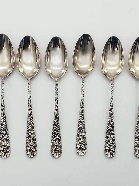 Savvas Design Σετ Κουτάλια Μεταλλικά 14cm 6τμχ