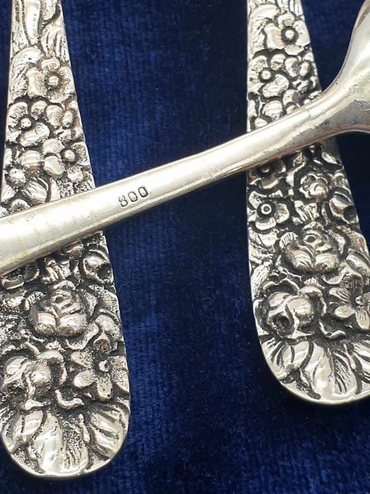 Savvas Design Σετ Κουτάλια Μεταλλικά 14cm 6τμχ