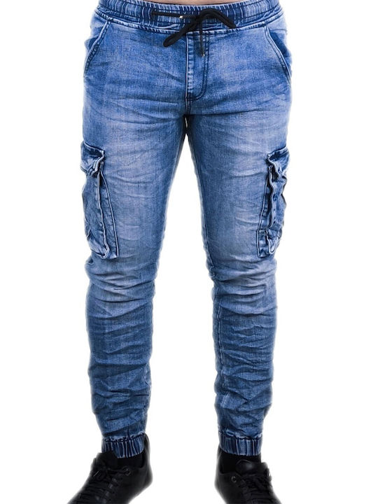 Mezzo Mezzo Men's Denim Trousers Blue