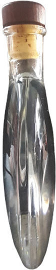 Stabplast Μπουκάλι Νερού Γυάλινο με Φελλό Διάφανο 200ml