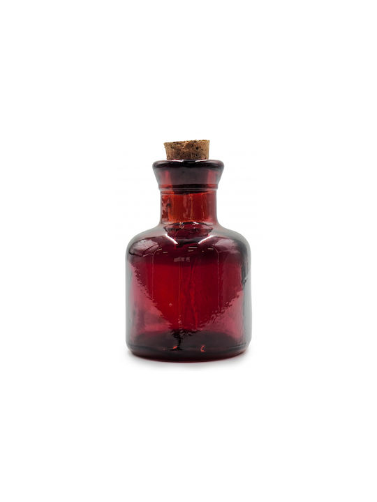 Glass Drops Μπουκάλι Νερού Γυάλινο με Φελλό 125ml