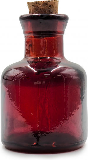 Glass Drops Μπουκάλι Νερού Γυάλινο με Φελλό 125ml