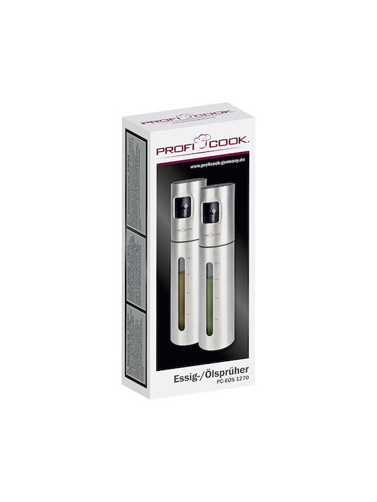 Profi Cook Set de Ulei și Oțet Seturi de dozatoare pentru ulei și oțet din Oțel Inoxidabil 100ml