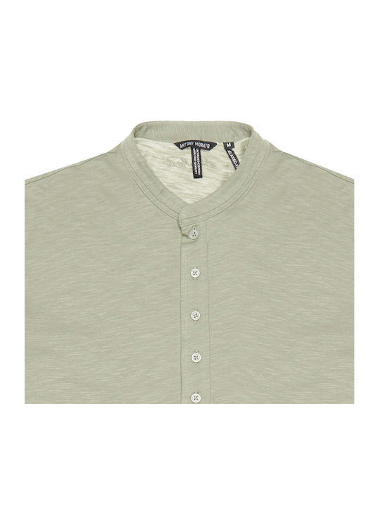 Short Sleeve Green Blouse