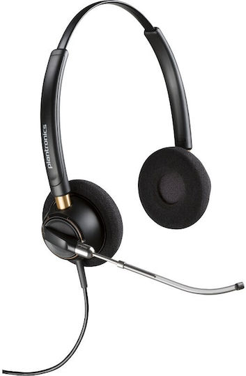 Poly Ep 520v Hs On Ear Multimedia Ακουστικά με μικρόφωνο και σύνδεση 3.5mm Jack
