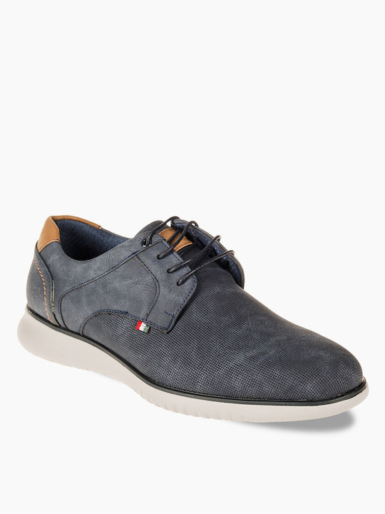 Cockers Leder Herren Freizeitschuhe Blau