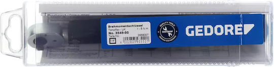 Gedore Δυναμόκλειδο Καρέ 1/4" Ροπής 1-5 Nm