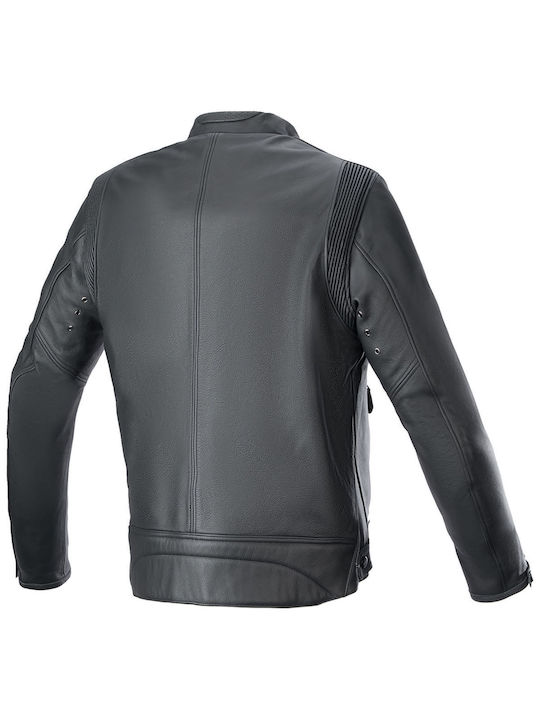 Alpinestars Leather Men's Jacket 4 Seasons Black