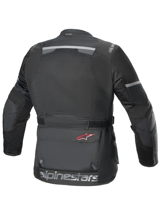 Alpinestars Andes Air Herren Motorradjacke 4 Jahreszeiten Wasserdicht Schwarz