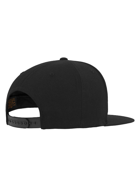 Jockey mit geradem Schirm Schwarz