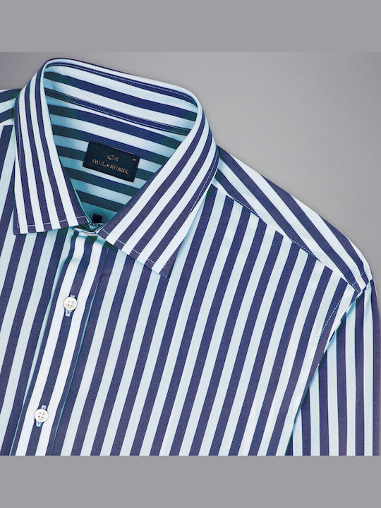 Long-sleeved Shirt Striped White