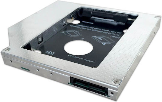 Makki 12.7mm Sata3 With Led/switch Caddy Μαύρο MAKKI-CADDY-127-LS