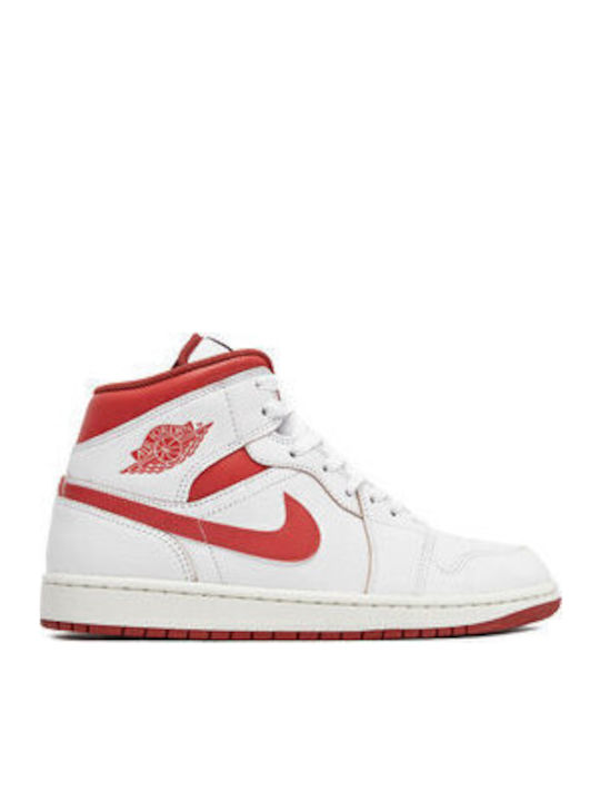 Air  1 Retro Boots White / Lobster / Dune Red / Sail
