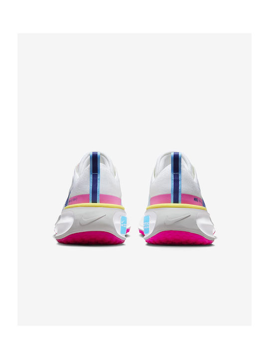 ZoomX Invincible Run Flyknit 3 Sport Shoes Running White / Photon Dust / Fierce Pink / Deep Royal Blue
