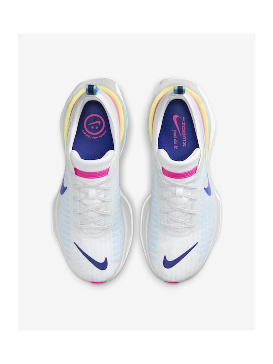ZoomX Invincible Run Flyknit 3 Sport Shoes Running White / Photon Dust / Fierce Pink / Deep Royal Blue
