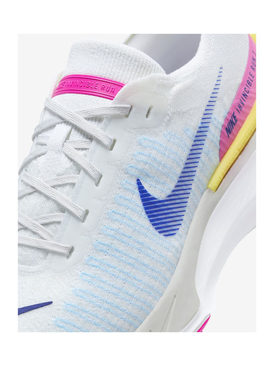 ZoomX Invincible Run Flyknit 3 Sport Shoes Running White / Photon Dust / Fierce Pink / Deep Royal Blue
