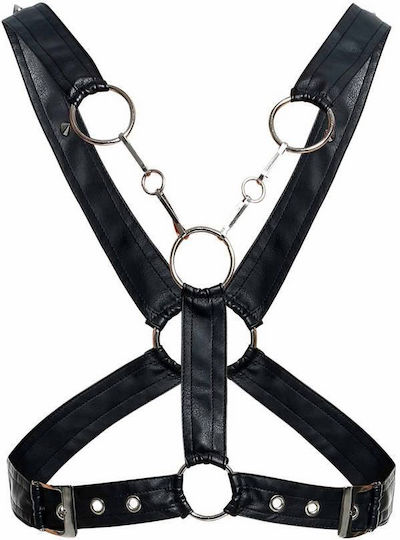 MOB Erotic Wear Ανδρικό Harness Μαύρο