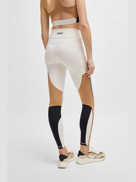 Hugo Boss Frauen Leggings Hochgeschnitten Beige