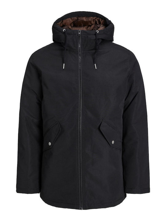 Jack & Jones Men's Winter Jacket Black