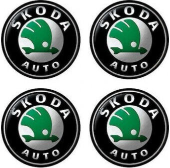 Autoemblem Aufkleber 5.5 x 5.5cm für Autoreifen 4Stück