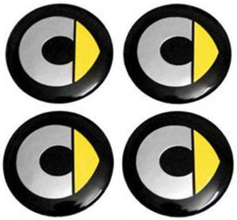 Autoemblem Aufkleber 5.5 x 5.5cm für Autoreifen 4Stück