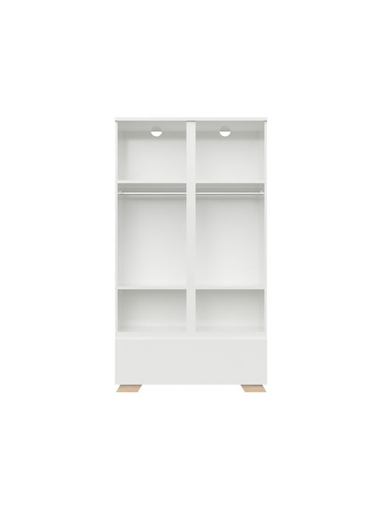 Rabbit Двойна врата Нтoулάпа Бяла 101x54x180см