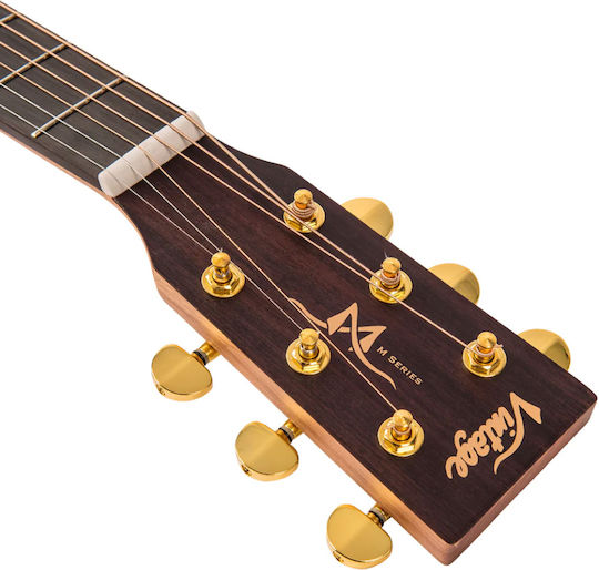 Vintage Semi-Akustik Gitarre Traveler Gold