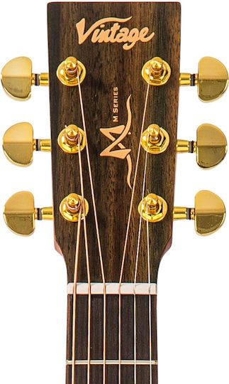 Vintage Semi-Akustik Gitarre Traveler Gold