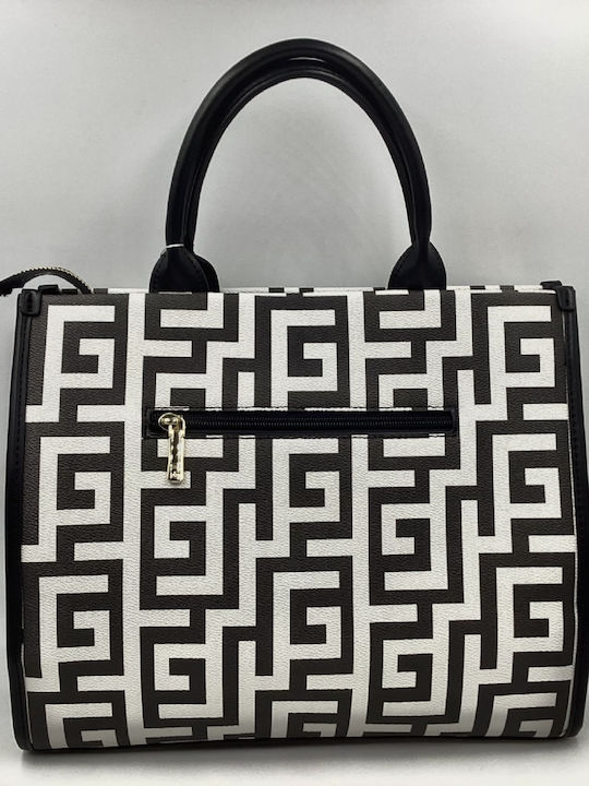 Ari Gorgio Damen Tasche Tote Hand Black/White