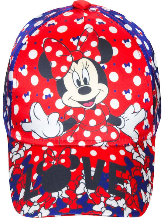 Minnie Mouse Palarie Copii Jockey Roșie