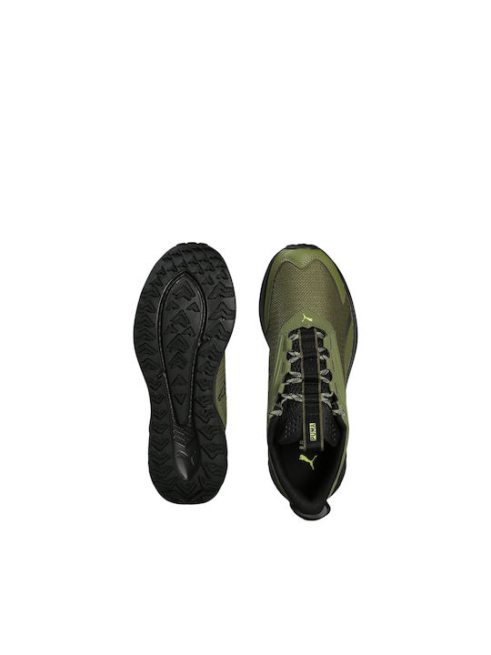 Puma Extend Light Trail Ανδρικά Αθλητικά Παπούτσια Trail Running Olive Green