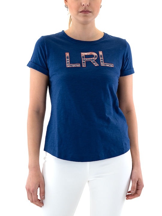Ralph Lauren Damen T-Shirt Blau