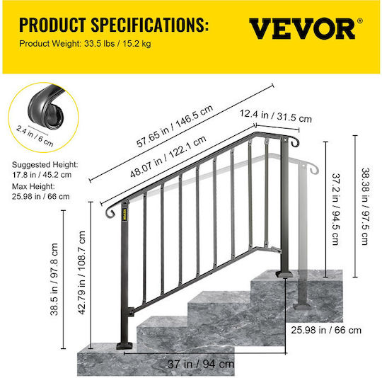 Vevor Grilles 1.087m