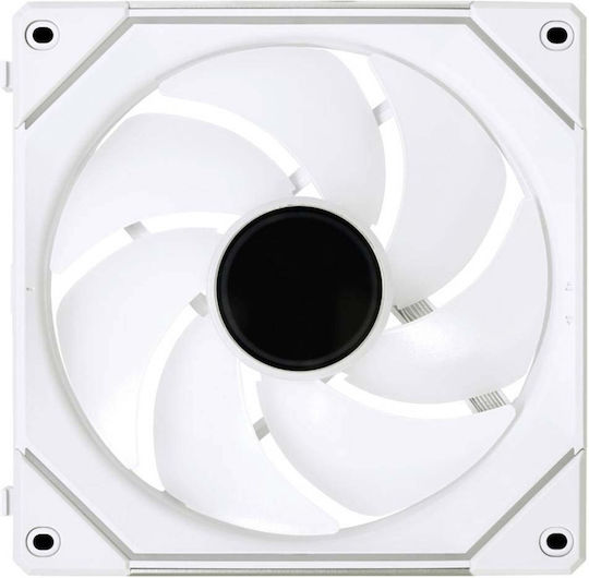 Lian Li UNI FAN SL-INF Case Fan 140mm (1600rpm / 72.7cfm) with ARGB Lighting and 3-Pin / 4-Pin PWM Connection White