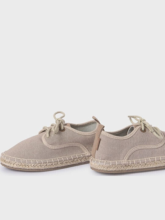 Kids Espradrilles with Laces Beige