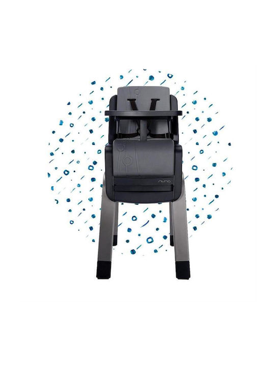 Nuna Zaaz Highchair with Plastic Frame & Plastic Seat Gray