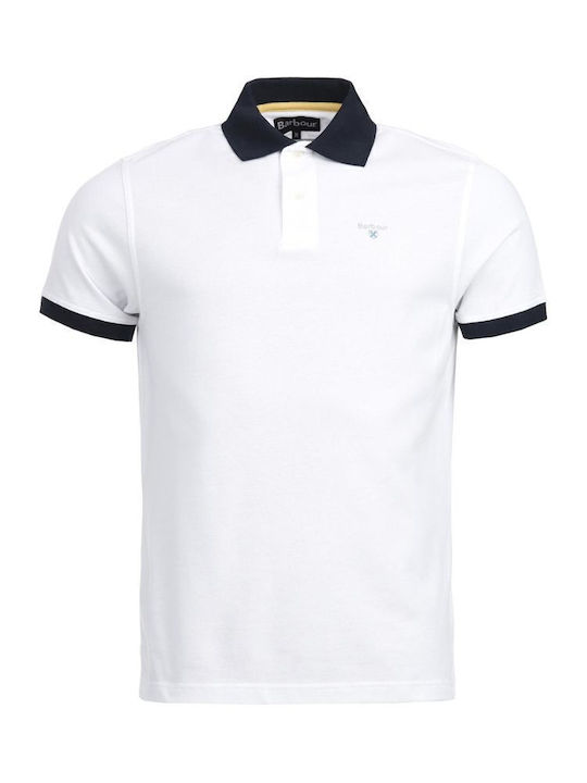 Lynton Polo Short Sleeve Blouse White