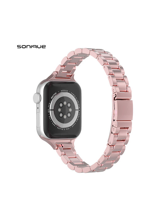 Sonique Classic Strap Stainless Steel Rose Gold (Apple Watch (42/44/45/49mm))