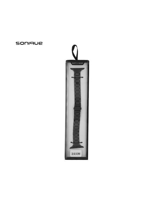 Sonique Classic Strap Stainless Steel Black (Apple Watch 38/40/41/42mm)