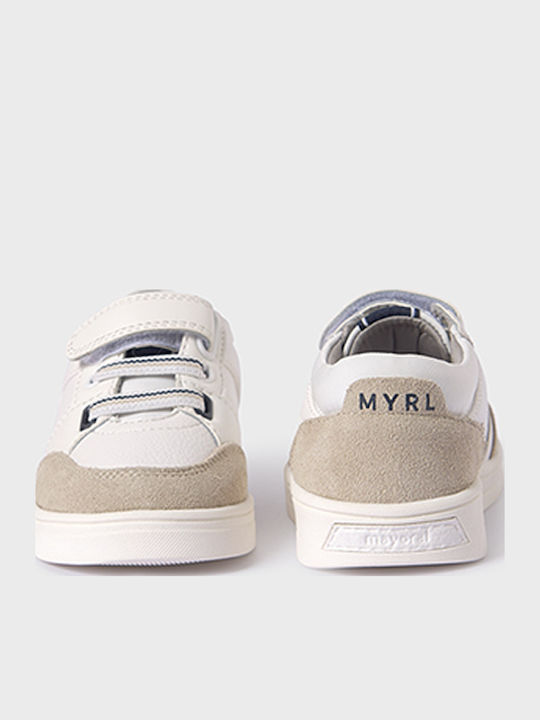 Παιδικά Sneakers με Σκρατς Λευκά