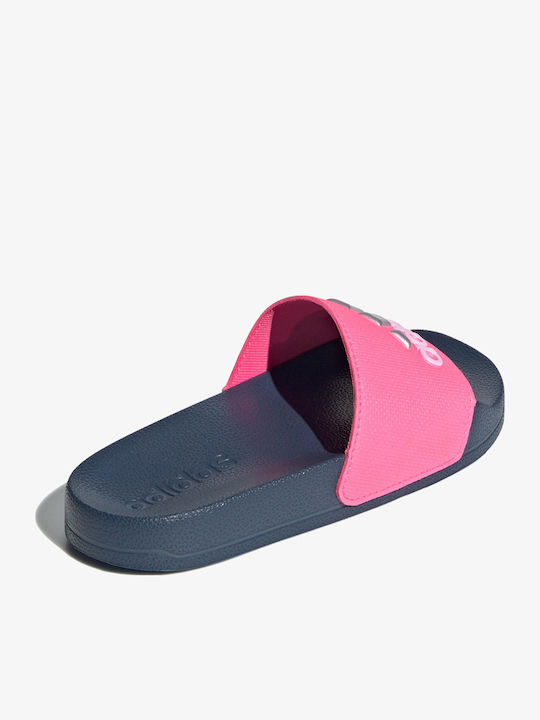Șlapi pentru copii Fuchsia Adilette Shower