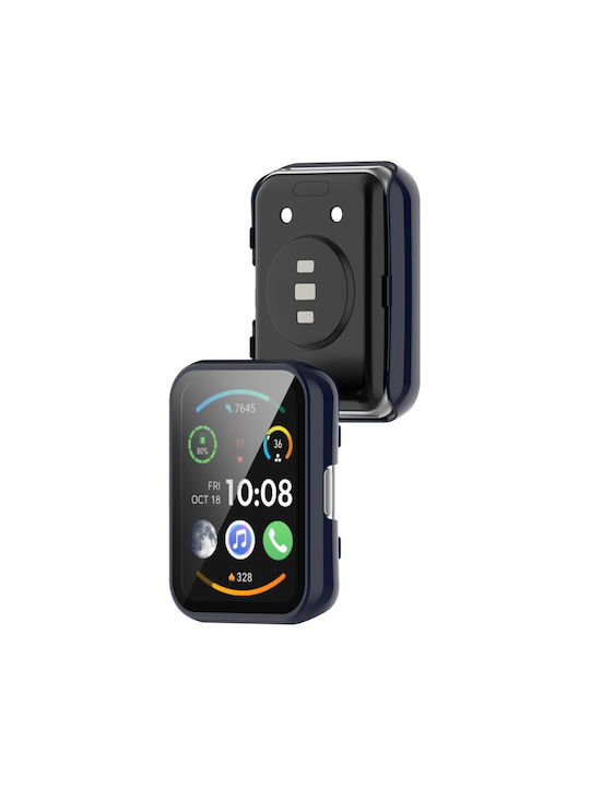 Carcasă de Plastic în culoarea Albastru pentru Huawei Watch Fit / Fit SE