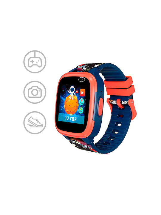 Xa13 Kinder Smartwatch mit Kautschuk/Plastik Armband Blau