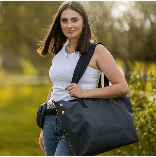 Petite & Mars Geantă Pentru Scutece De Umăr / De Mână Gri 53x36x19cm