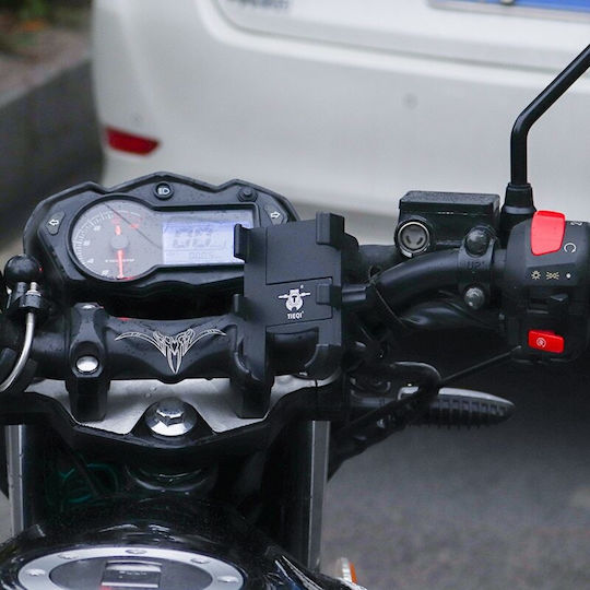 Mount Phone Motorcycle with Case for Mirror
