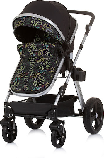 Chipolino Havana Бебешка количка 2 в 1 Obsidian/Leaves