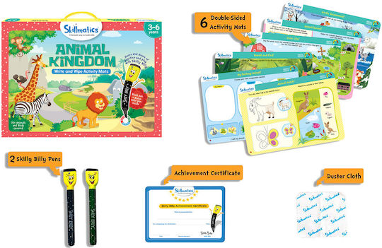 Brettspiel Write And Delete - Animal Kingdom 3+ Jahre (EN) Skillmatics